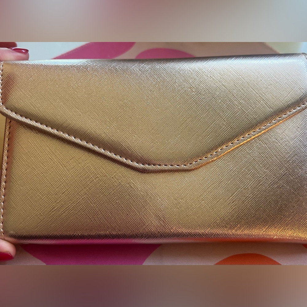Gold Travel Wallet